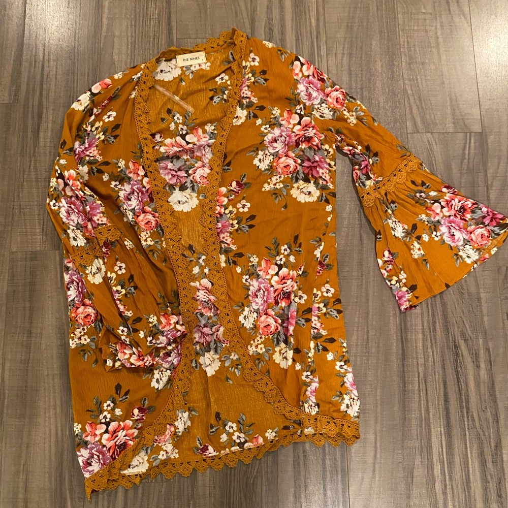 Floral cardigan